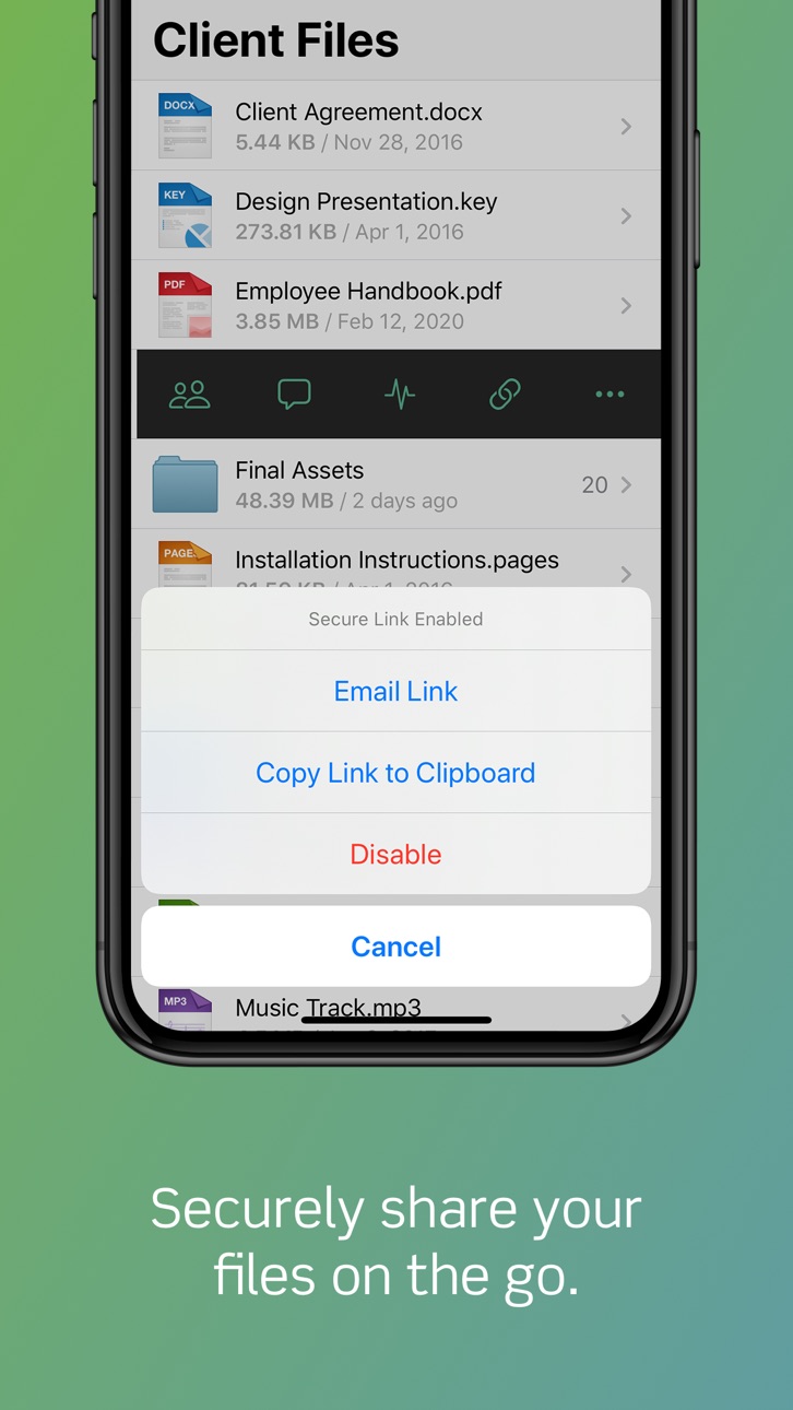iPhone screenshot