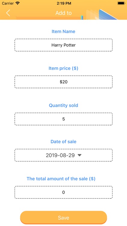 My Tiny Warehouse-Sales record screenshot-3