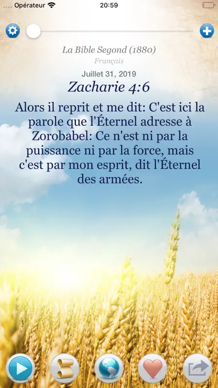 Versets Bibliques du Monde+ screenshot 1 of 3