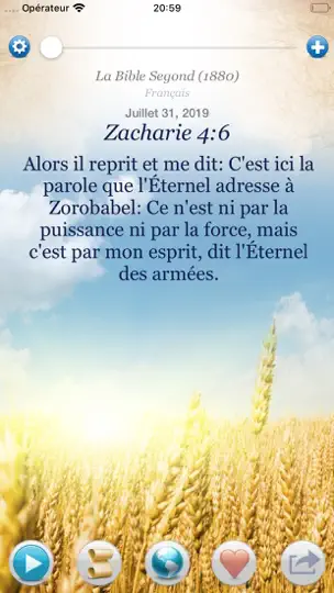 Capture d'écran de Versets Bibliques Du Monde+ sur iPhone 1