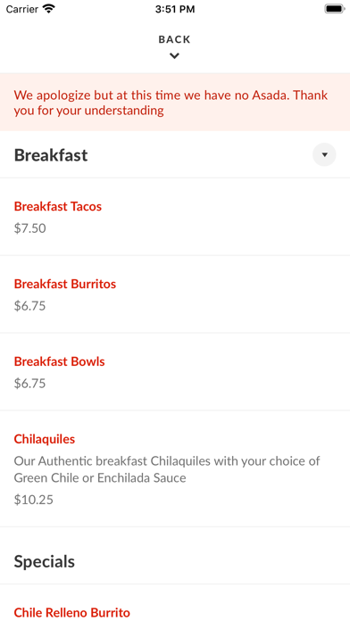 Romos Street Tacos Screenshot 3 - AppWisp.com Romos Street Tacos Screenshot 3 - AppWisp.com