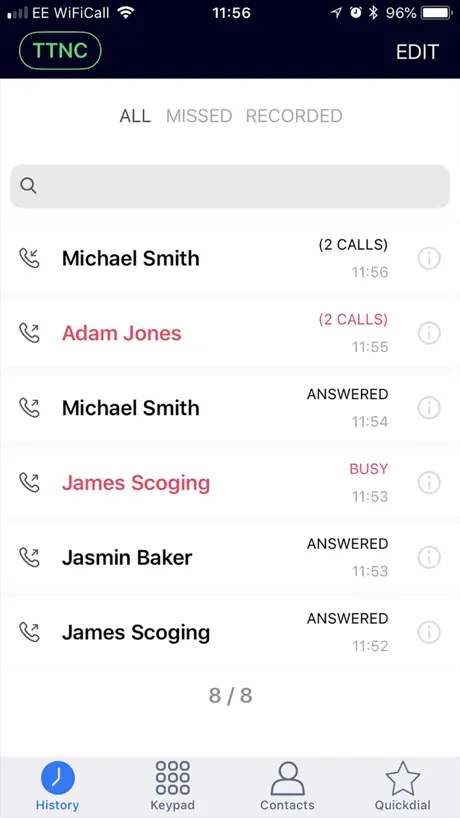 TTNC Softphone