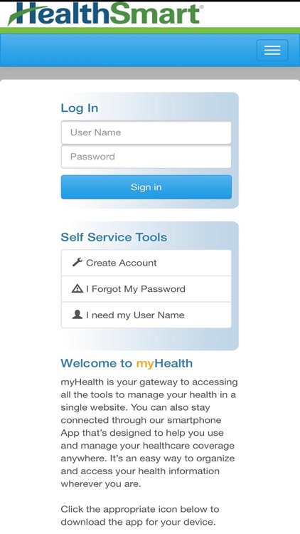 myHealth for Healthsmart