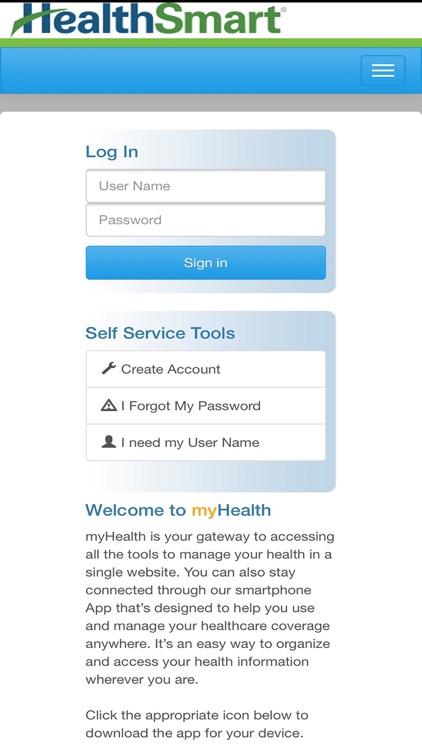 myHealth for Healthsmart