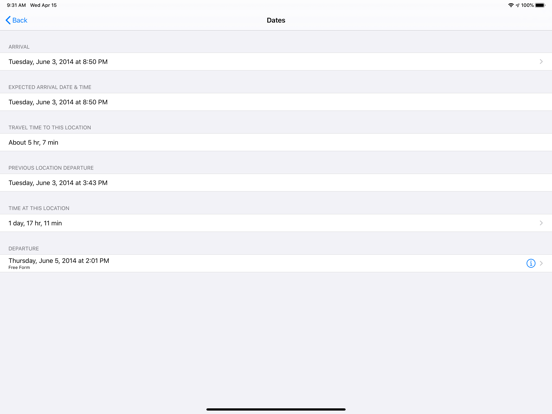 Road Trip Planner™ iPad app afbeelding 5