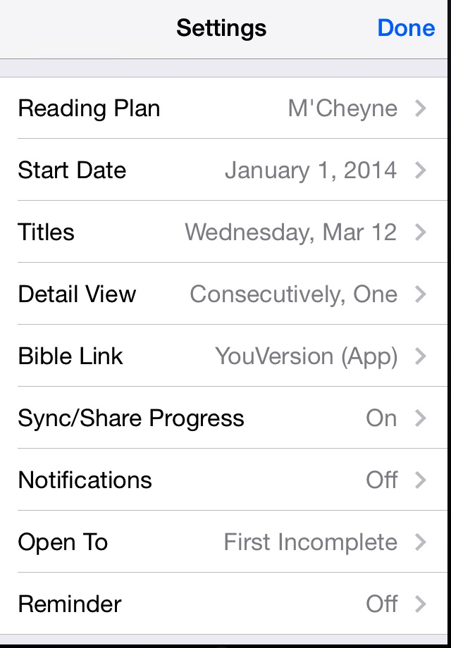 ReadingPlan screenshot 3