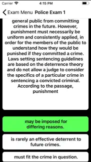 police exam prep 2023-2024 iphone screenshot 4