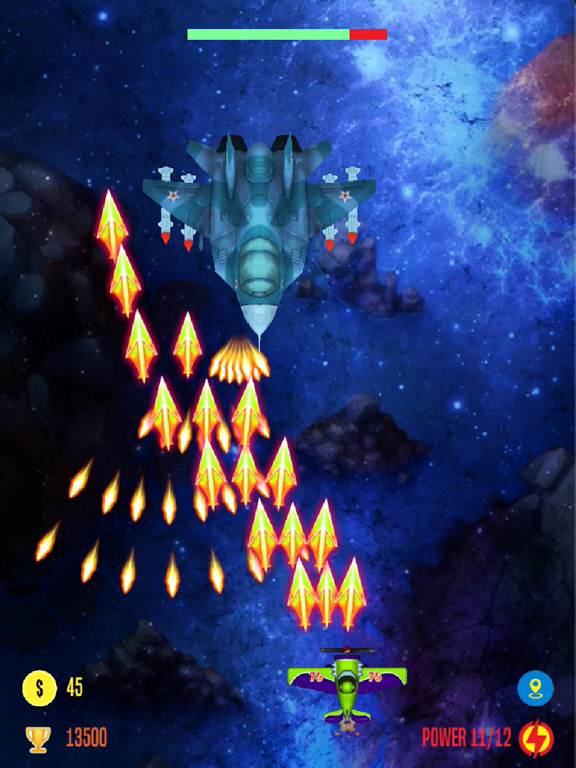 Air Force - Space Shooter iPad screenshot 5 - Games app