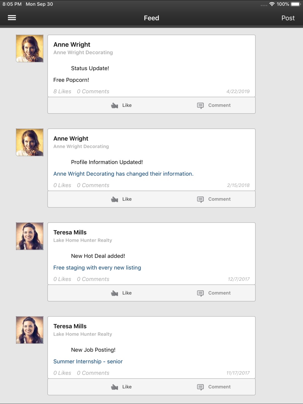 iPad screenshot