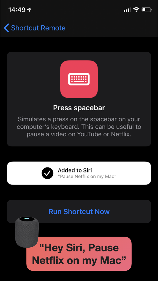 #1. Shortcut Remote Control (macOS) بواسطة: riedel.wtf apps S.L.