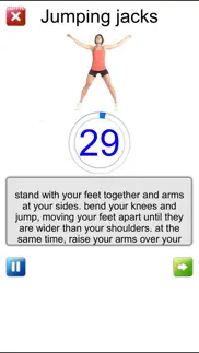 seven minutes exercise iphone screenshot 2