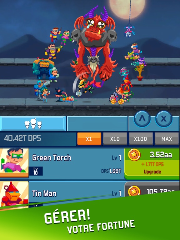 Screenshot #5 pour Idle Hero Clicker Game
