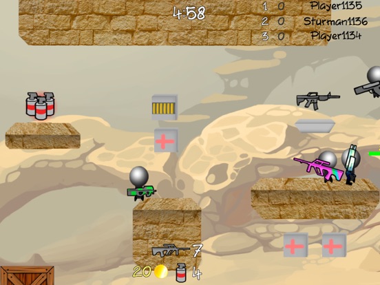 Stickman Multiplayer Shooter iPad screenshot