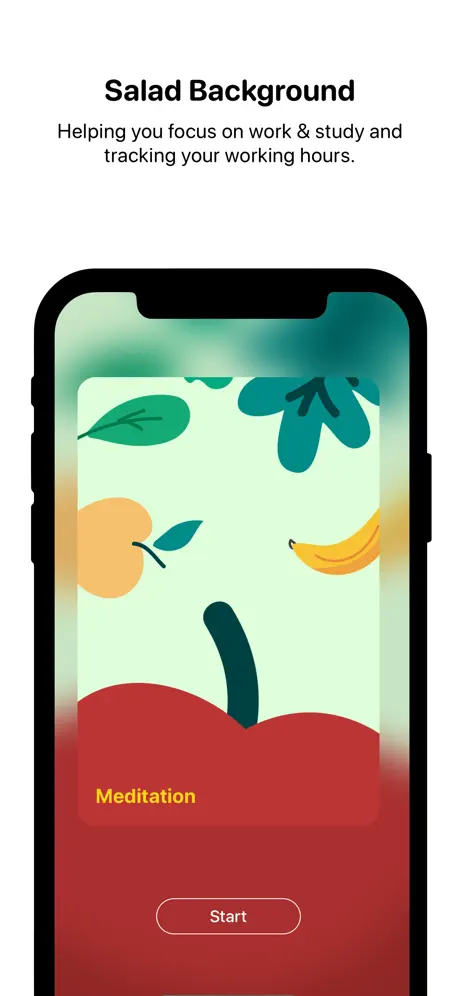 Salad Timer - Study & Focus 番茄沙拉专注计时器应用截图
