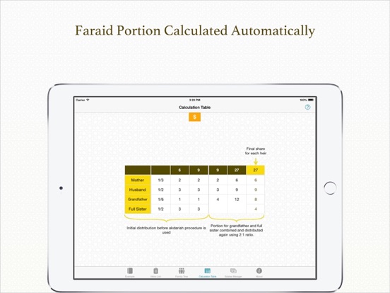 iFaraid Calculator iPad screenshot 2 - Finance app