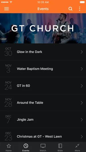 GT Church App screenshot 2