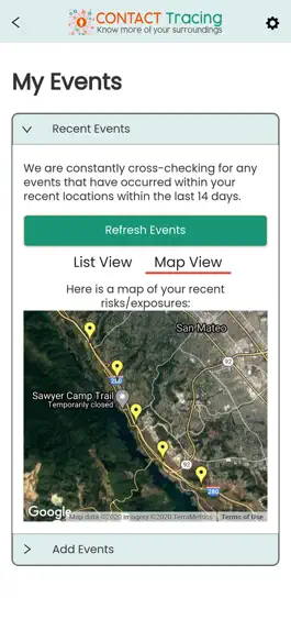 Game screenshot Contact Tracing apk