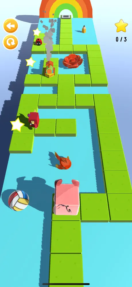 Labyrinth with Animals 3D