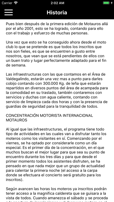 Motauros Oficial iPhone screenshot