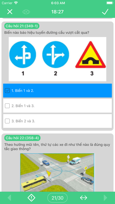 Screenshot #2 pour Ôn Thi Giấy Phép Lái Xe (Mới)