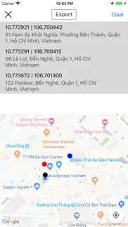location picker - gps location iphone screenshot 2