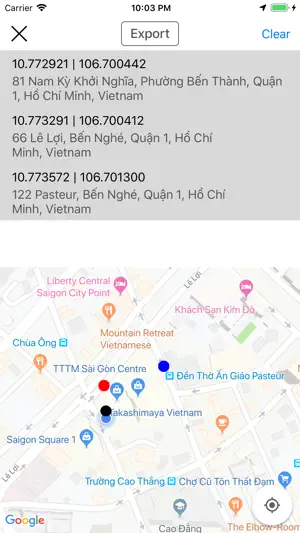 Location Picker GPS Coordinate screenshot 2