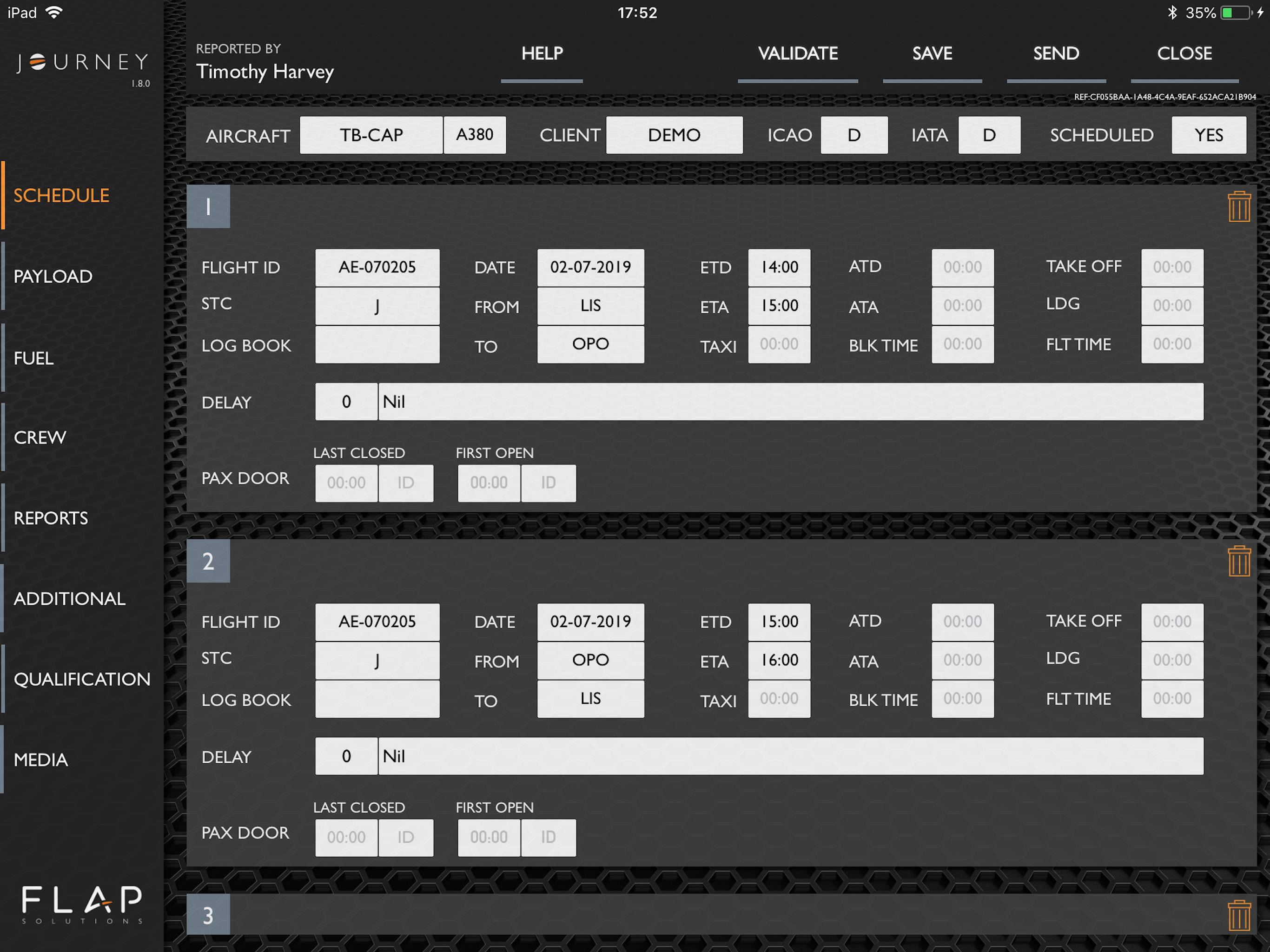 FLAP - Journey Log screenshot 3