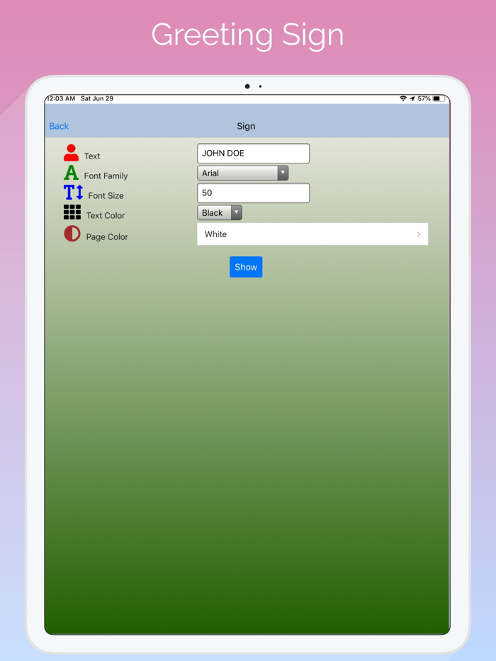 LimoWiz Driver App LWD