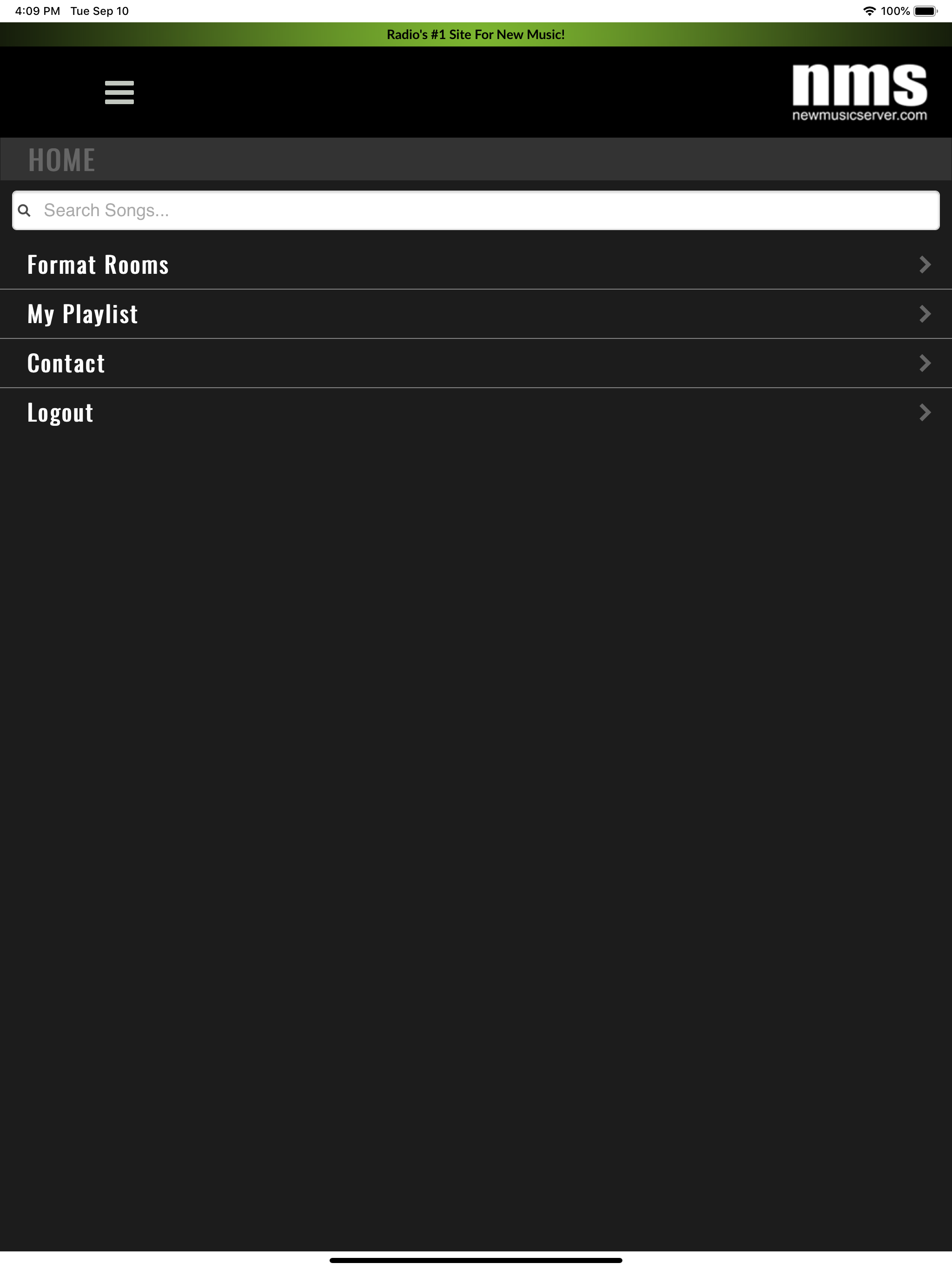 New Music Server
