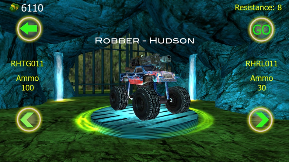 #3. Crazy Monster Truck Fighter 3D (iOS) De: Macrobian Games