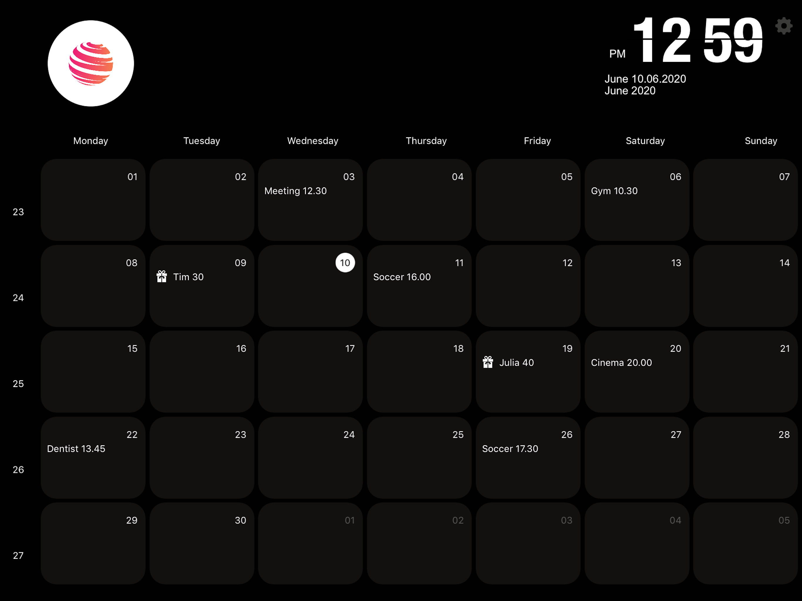CalendarTV screenshot 4