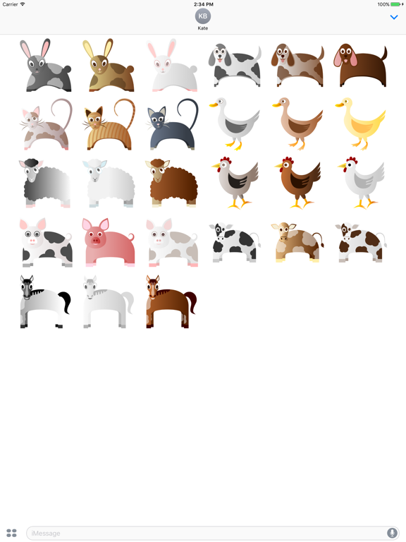 Screenshot #5 pour Little Pets Stickers