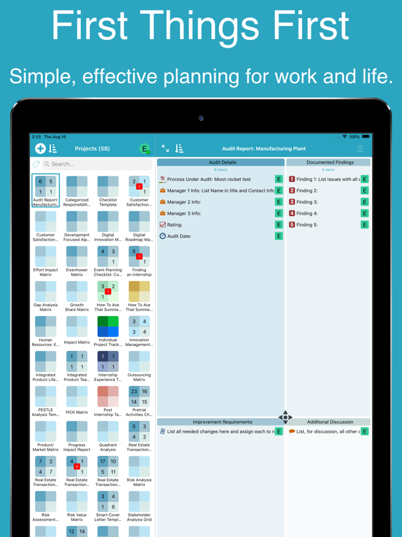 Screenshot #6 pour Priority Matrix