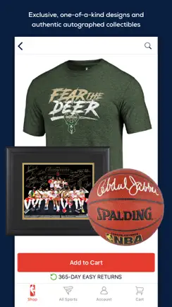 Fanatics NBA Shop iPhone image 4