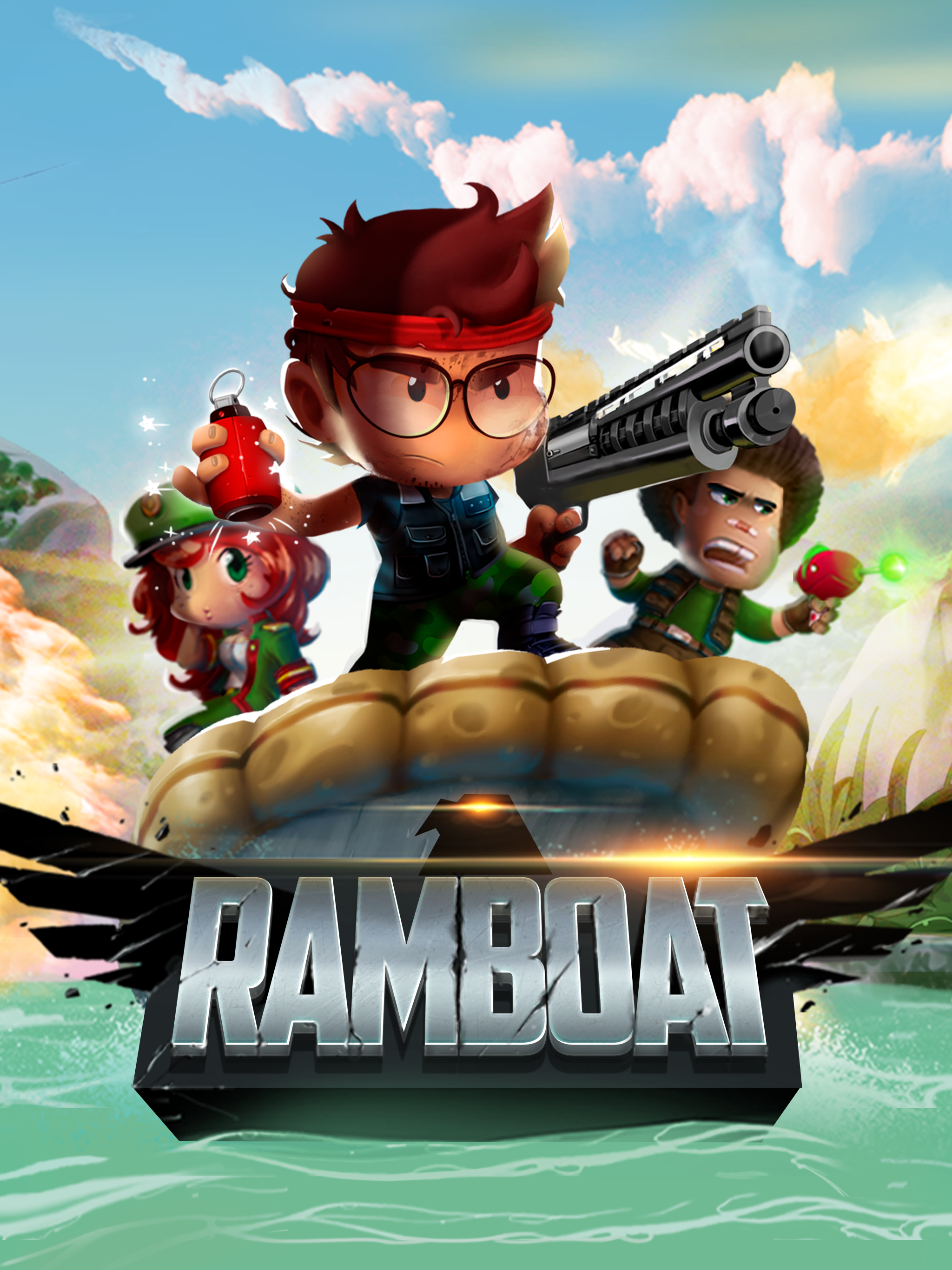 Ramboat: Shooting Offline Game
