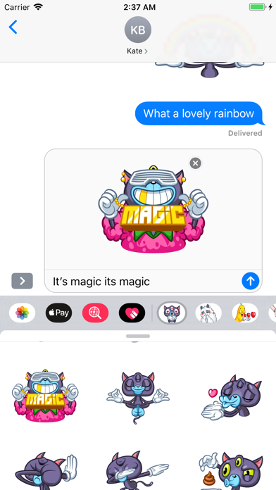 Psy Cat Stickers screenshot 3