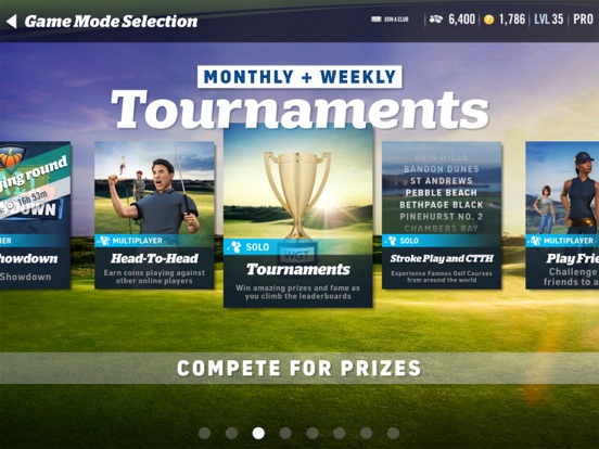WGT Golf iPad app afbeelding 5