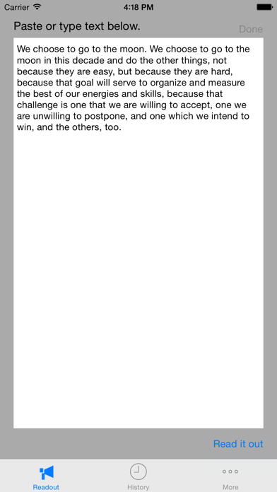 Screenshot #1 pour Read it out