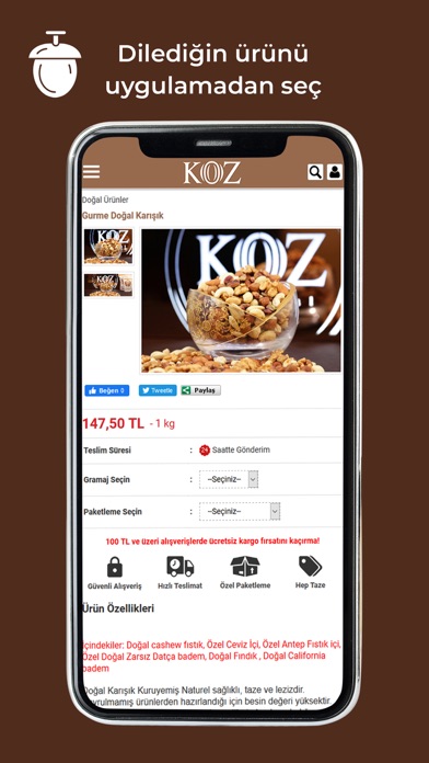 Screenshot #2 pour Koz Kuruyemiş