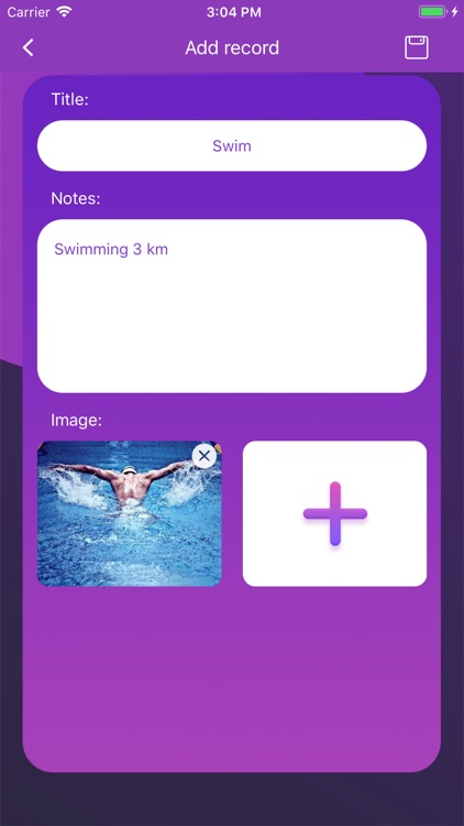 Sports Timing - Fitness Record
