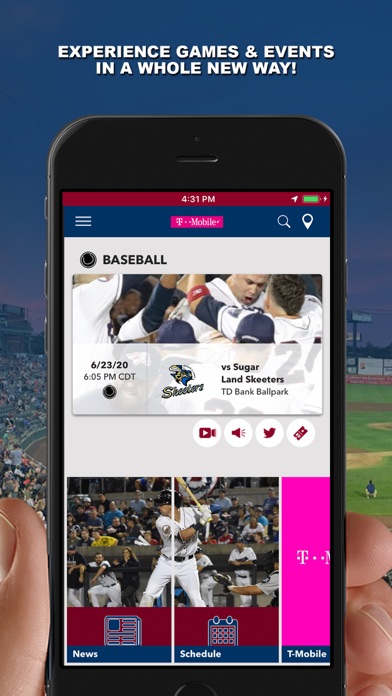 Somerset Patriots Baseball Screenshot 1 - AppWisp.com Somerset Patriots Baseball Screenshot 1 - AppWisp.com