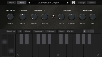 AudioKit Retro Piano Screenshot