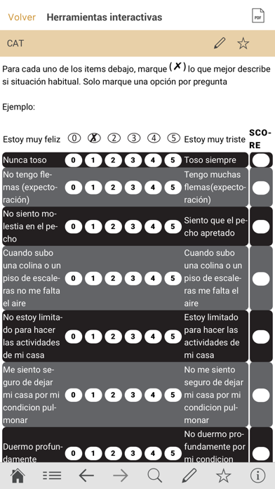 GOLD 2020 Guía de Bolsillo iPhone screenshot 4 - Medical app