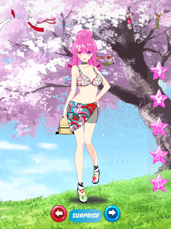 Anime Dress Up Japanese Style iPad screenshot