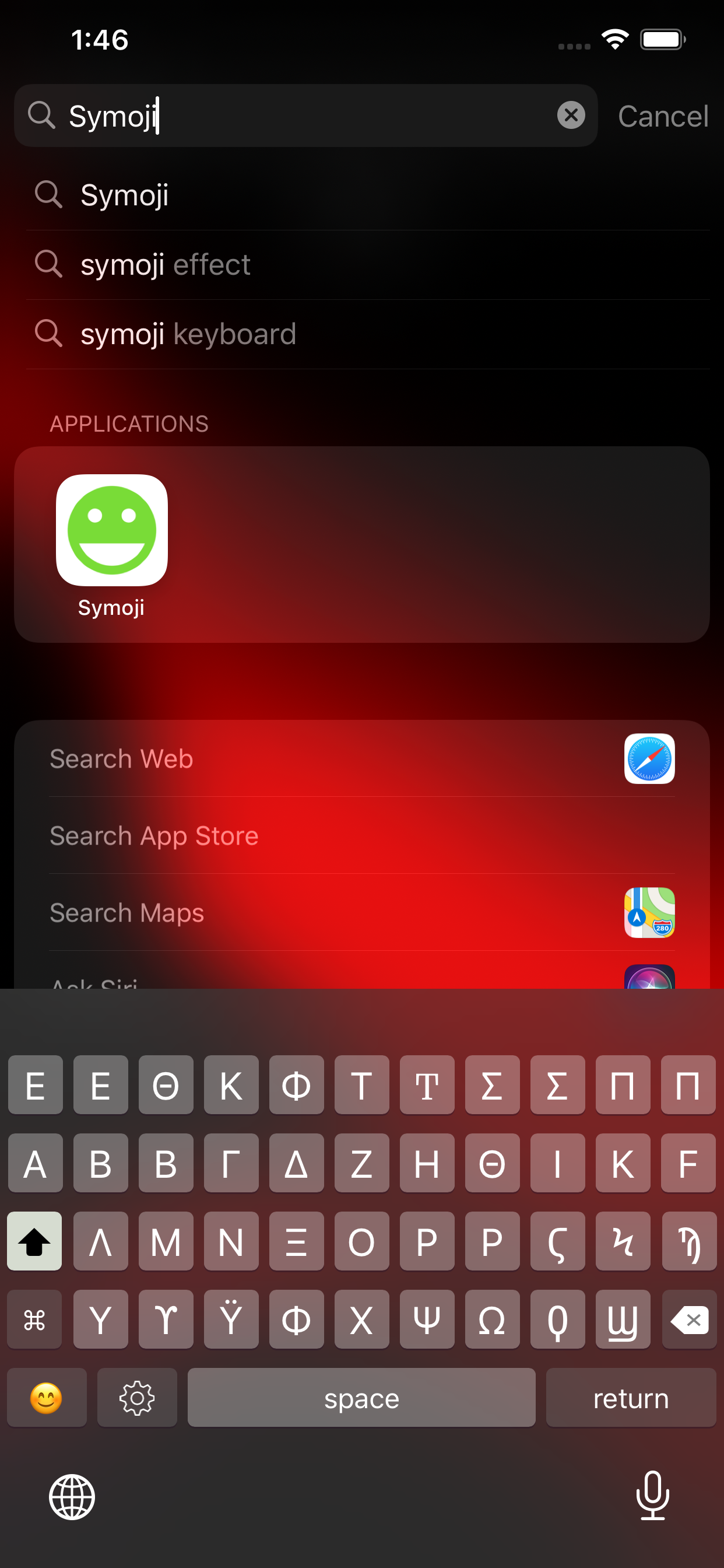 Symoji Keyboard (+Greek)