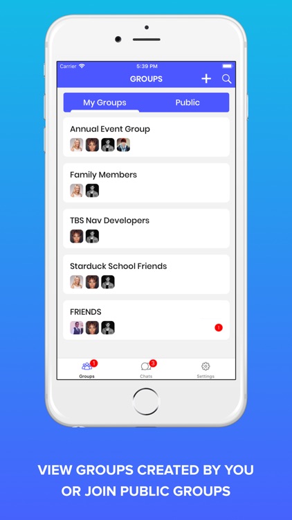 Club Chat App