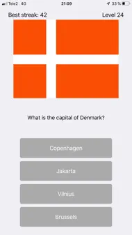 Capital City Quiz World Flags iphone bilder 3