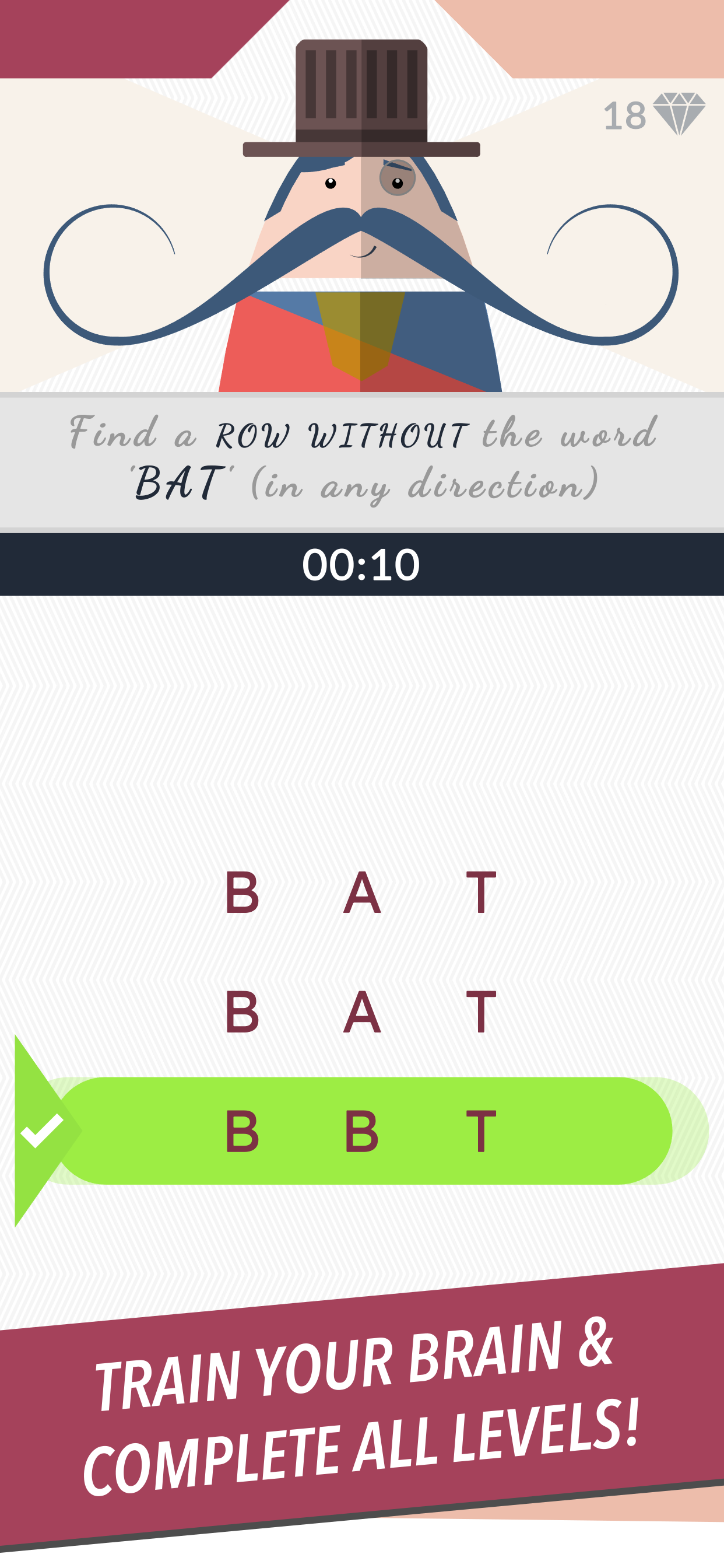 Mr. Mustachio : Word Search screenshot 12