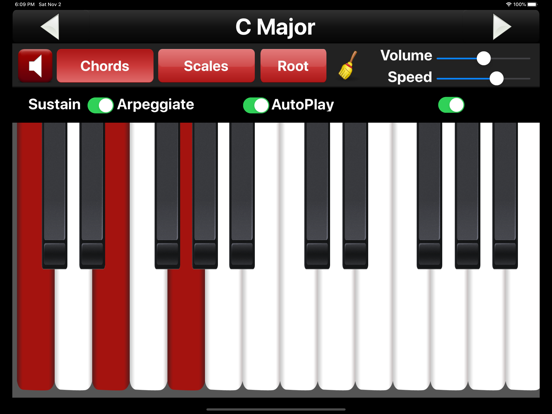 Screenshot #1 for Piano Chords & Scales