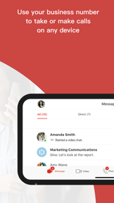 Avaya Cloud Office screenshot